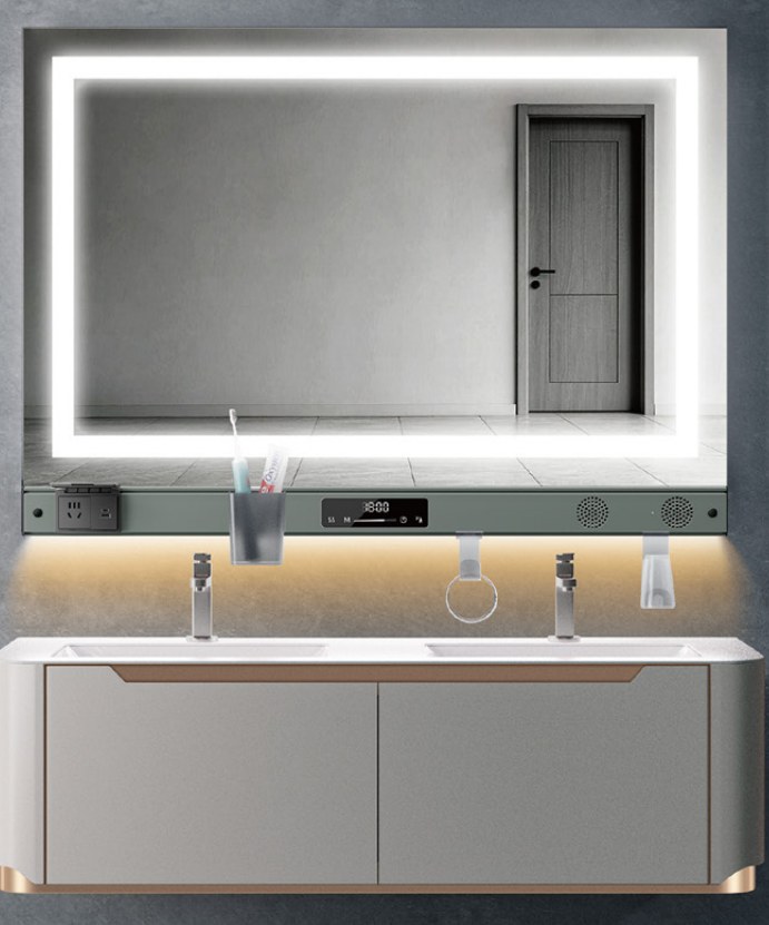 Mirror cabinet lighting