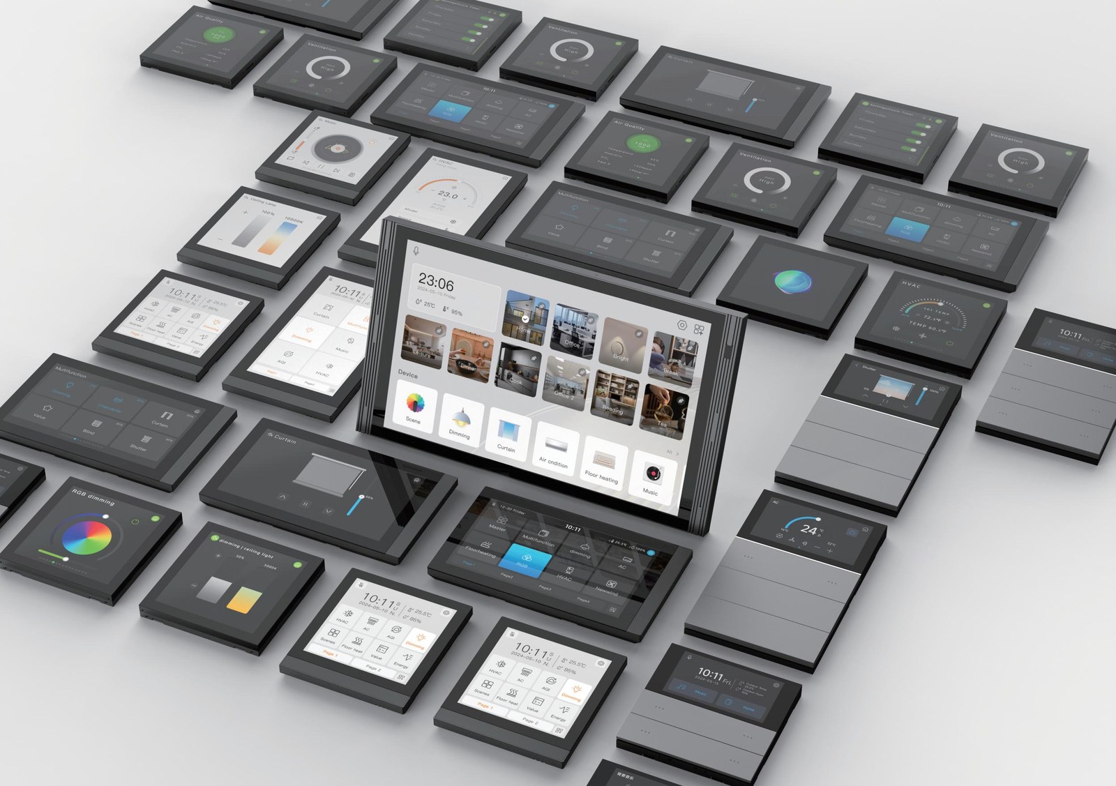 KNX smart control panel series